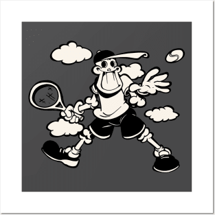 SportySkull - Tennis 4 Posters and Art